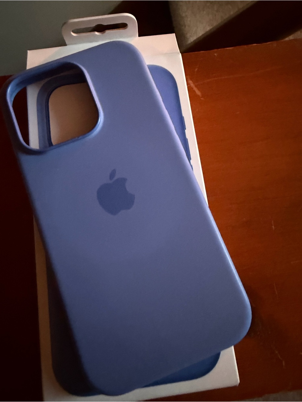 Apple Silicone iPhone 16 Pro Case in Periwinkle